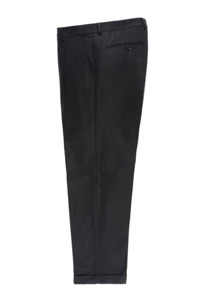 PLEATED TROUSERS (BLACK)