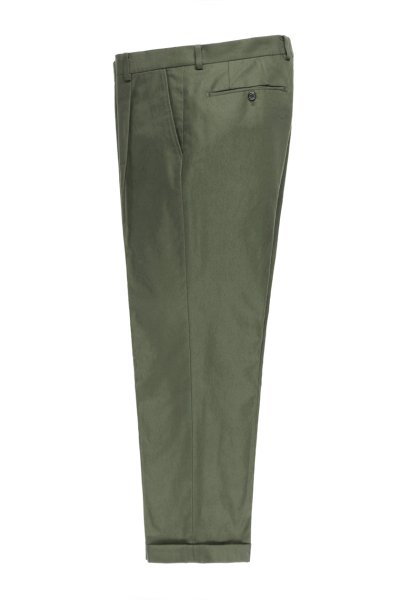 PLEATED TROUSERS (KHAKI)