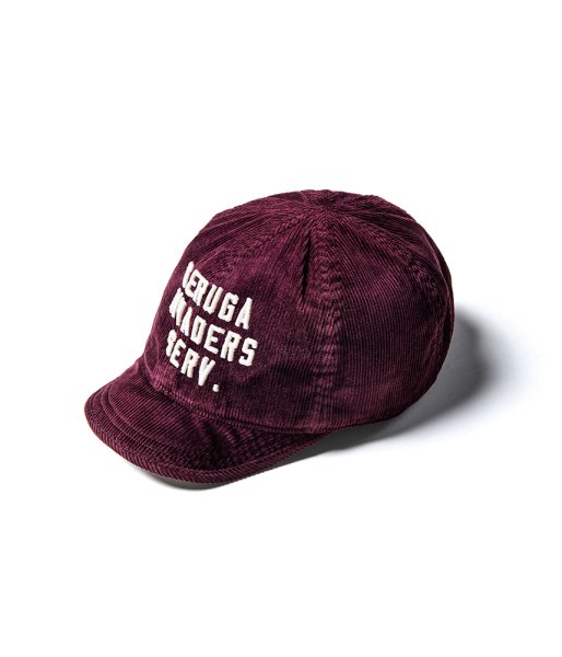 H-D CORDUROY CAP <INVADERS SERV.> (BURGUNDY)