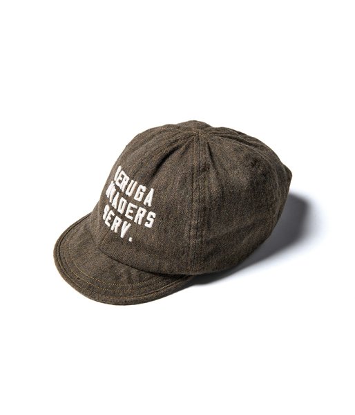 ARMY TWEED CAP <INVADERS SERV.> (ARMY-GREEN)