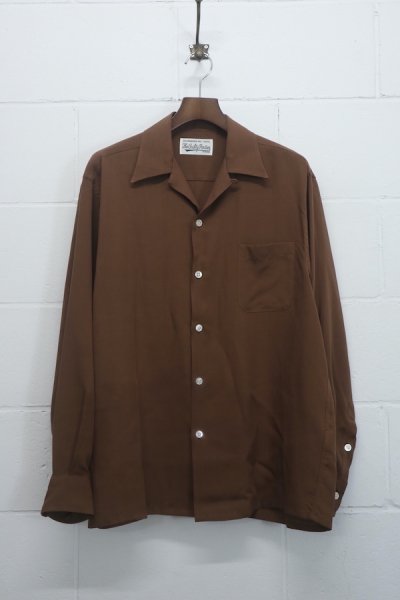 50'S SHIRT L/S ( TYPE-1 ) (BROWN)