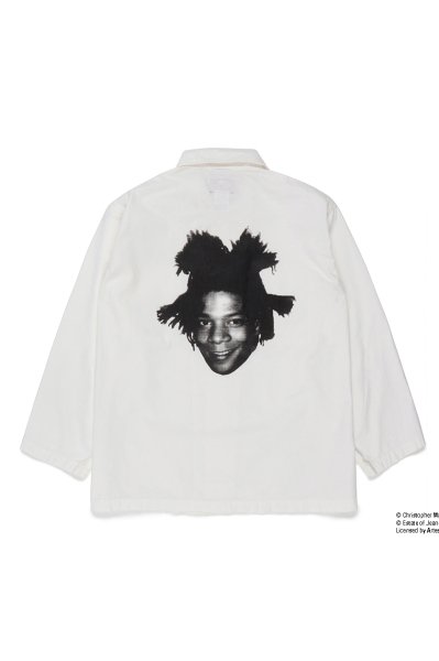 JEAN-MICHEL BASQUIAT / ARMY SHIRT ( TYPE-1 ) (WHITE)