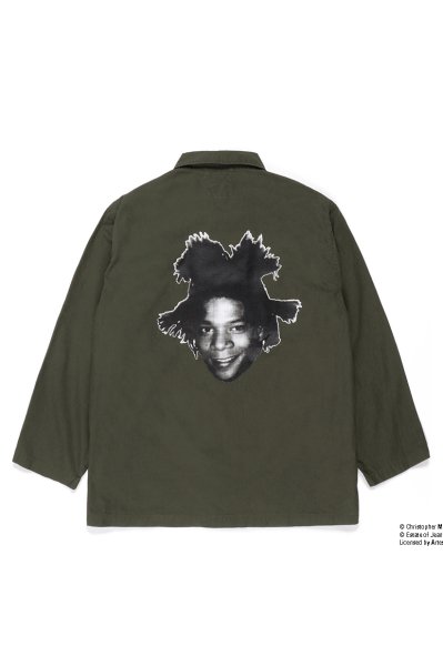 JEAN-MICHEL BASQUIAT / ARMY SHIRT ( TYPE-1 ) (KHAKI)