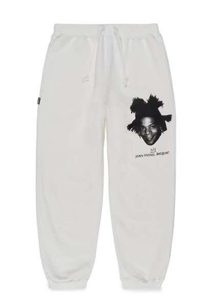 JEAN-MICHEL BASQUIAT / HEAVY WEIGHT SWEAT PANTS (WHITE)