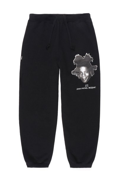 JEAN-MICHEL BASQUIAT / HEAVY WEIGHT SWEAT PANTS (BLACK)