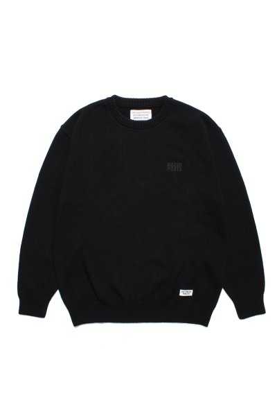 CLASSIC CREW NECK SWEATER ( TYPE-2 ) (BLACK)