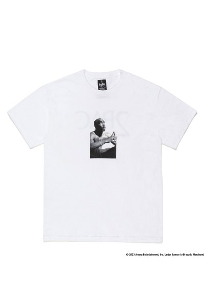 TUPAC / CREW NECK T-SHIRT ( TYPE-1 ) (WHITE)