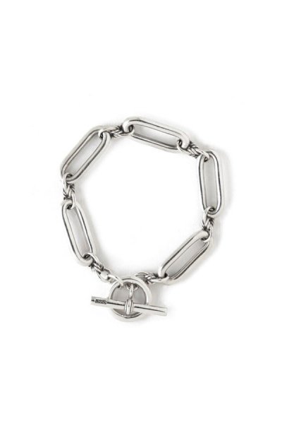 ALBERT CHAIN CUFF (SILVER/WHITE FINISH)