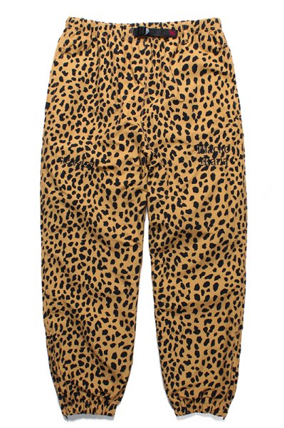 GRAMICCI / LEOPARD TRACK PANTS (BEIGE)