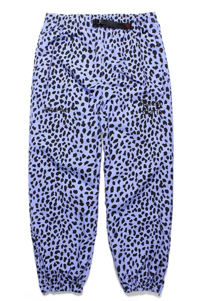 GRAMICCI / LEOPARD TRACK PANTS (PURPLE)