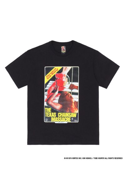 THE TEXAS CHAINSAW MASSACRE / CREW NECK T-SHIRT (BLACK)