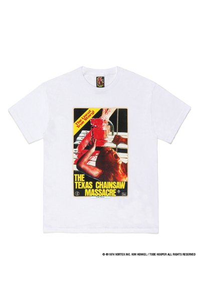 THE TEXAS CHAINSAW MASSACRE / CREW NECK T-SHIRT (WHITE)