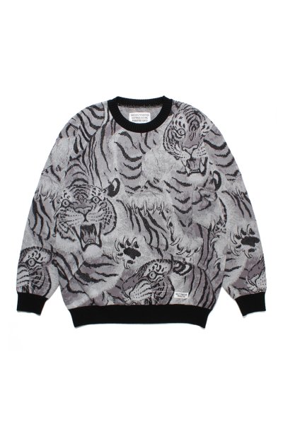 TIM LEHI / JACQUARD SWEATER (GRAY)