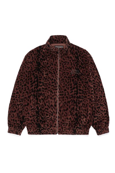 LEOPARD VELVET JACKET (BROWN)