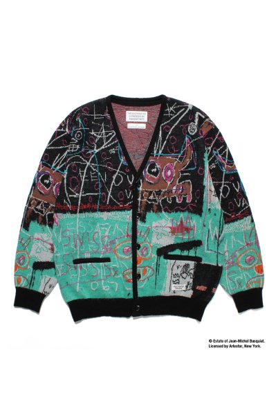 JEAN-MICHEL BASQUIAT / CARDIGAN ( TYPE-2 ) (ONE)