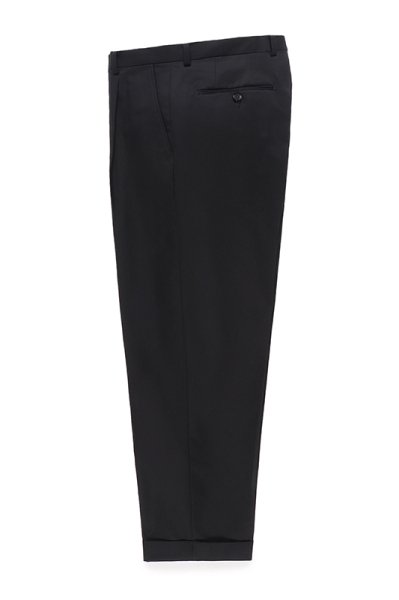 PLEATED TROUSERS (BLACK)