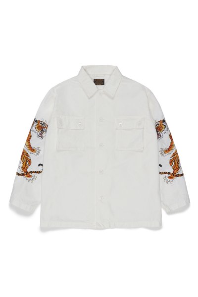 TIM LEHI / ARMY SHIRT (WHITE)