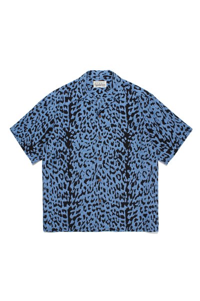 HAWAIIAN SHIRT S/S ( TYPE-6 ) (NAVY)