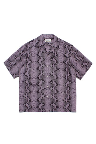 HAWAIIAN SHIRT S/S ( TYPE-7 ) (PURPLE)