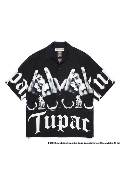 TUPAC / S/S HAWAIIAN SHIRT ( TYPE-1 ) (MONO)