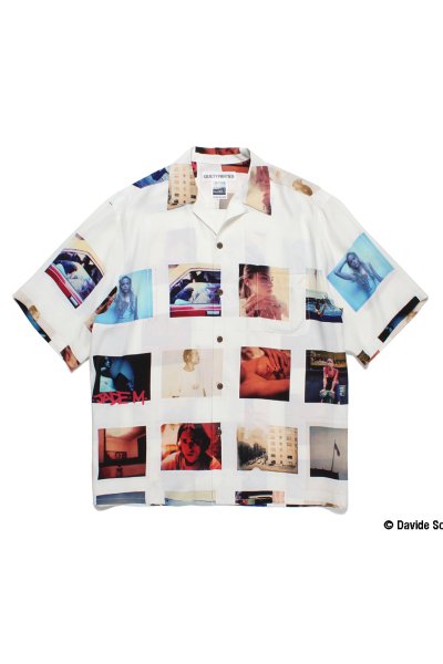 DAVIDE SORRENTI / S/S HAWAIIAN SHIRT ( TYPE-1 ) (WHITE)