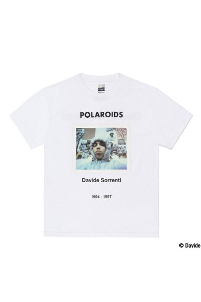 DAVIDE SORRENTI / CREW NECK T-SHIRT ( TYPE-1 ) (WHITE)