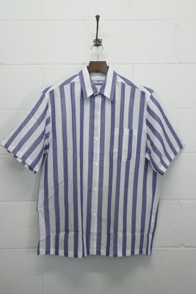 REGULAR COLLAR SHIRT S/S ( TYPE-1 ) (BLUE)