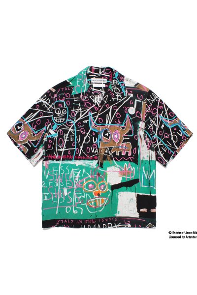 JEAN-MICHEL BASQUIAT / S/S HAWAIIAN SHIRT ( TYPE-5 )