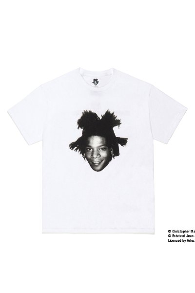 JEAN-MICHEL BASQUIAT / CREW NECK T-SHIRT ( TYPE-1 )(WHITE)