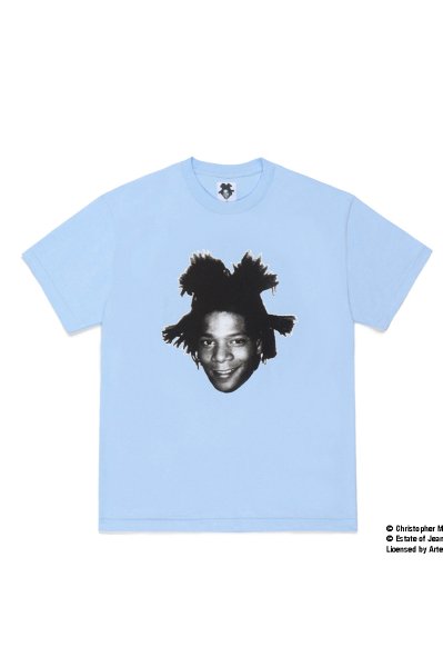 JEAN-MICHEL BASQUIAT / CREW NECK T-SHIRT ( TYPE-1 )(L-BLUE)