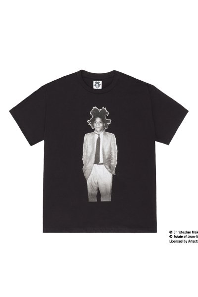 JEAN-MICHEL BASQUIAT / CREW NECK T-SHIRT ( TYPE-2 )(BLACK)