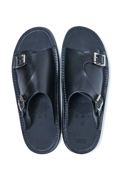 DOUBLE MONK SANDAL(BLACK)