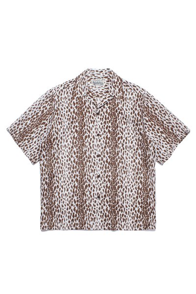 HAWAIIAN SHIRT S/S ( TYPE-1 )(BROWN)