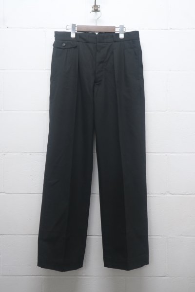 「TIGHT別注」 DOUBLE-PLEATED BUGS TROUSER (BLACK)