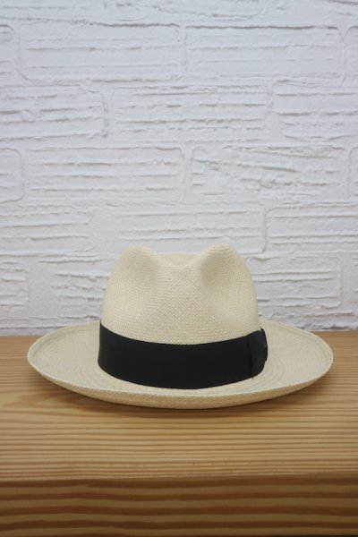 HAT-02-BASQUIAT-NATURE-BRISA(G4) (BLACK-GROSGRAIN)