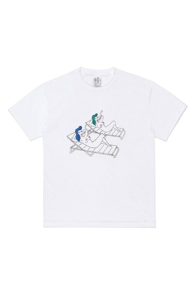 CREW NECK T-SHIRT ( TYPE-1 ) (WHITE)