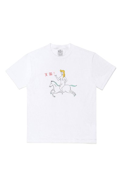 CREW NECK T-SHIRT ( TYPE-2 ) (WHITE)