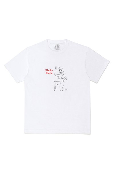 CREW NECK T-SHIRT ( TYPE-4 ) (WHITE)