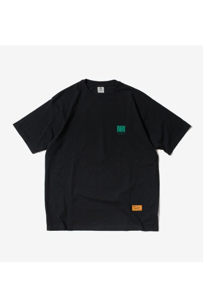 S/S Print Tee -Live Your Life- （Black）