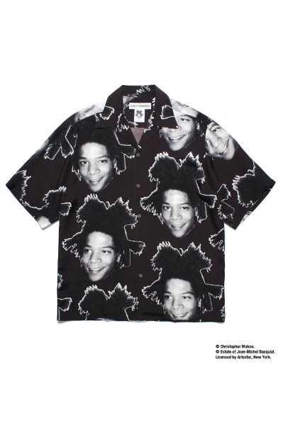 JEAN-MICHEL BASQUIAT / S/S HAWAIIAN SHIRT(BLACK)