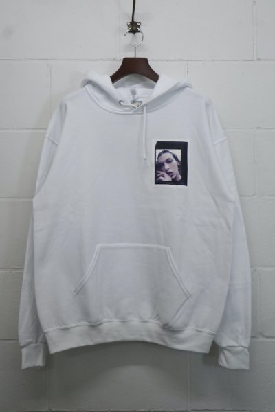 DAVIDE SORRENTI / PULLOVER HOODED SWEAT SHIRT ( TYPE-2 ) (WHITE)