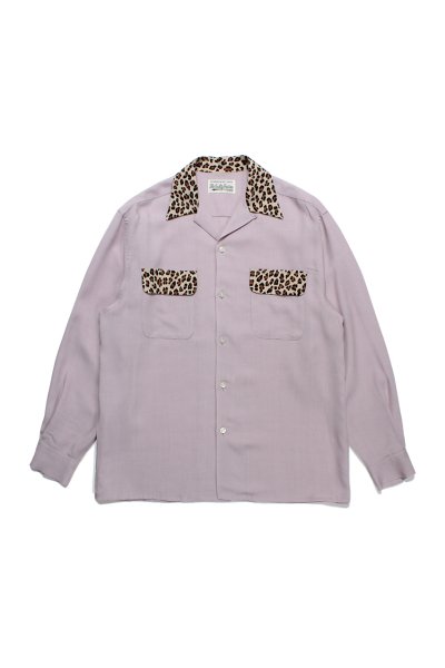 TWO-TONE 50'S SHIRT (PURPLE)