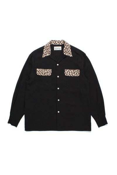 TWO-TONE 50'S SHIRT (BLACK)