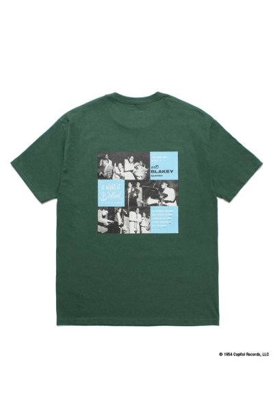 BLUE NOTE / CREW NECK T-SHIRT ( TYPE-1 )(GREEN)