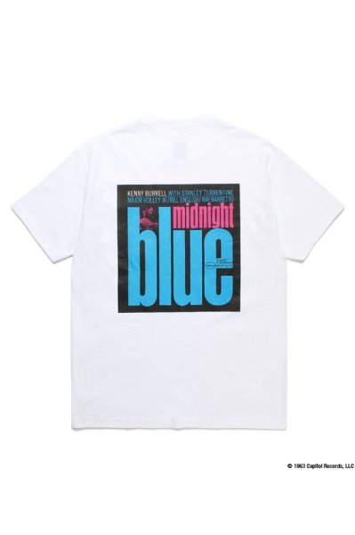 BLUE NOTE / CREW NECK T-SHIRT ( TYPE-4 )(WHITE)