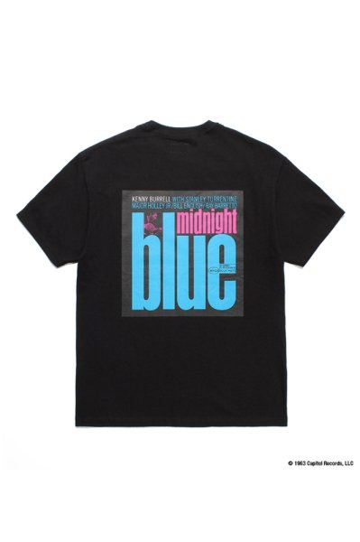 BLUE NOTE / CREW NECK T-SHIRT ( TYPE-4 )(BLACK)