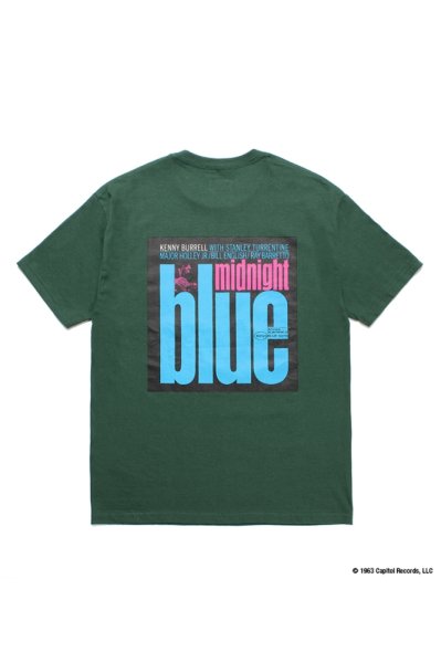 BLUE NOTE / CREW NECK T-SHIRT ( TYPE-4 )(GREEN)