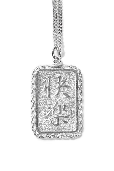 PLATE NECKLACE ( TYPE-1 ) (SILVER)