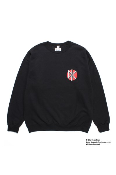 DEAD KENNEDYS / CREW NECK SWEAT SHIRT (BLACK)