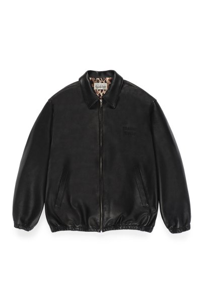 LEATHER 50'S JACKET ( TYPE-2 ) (BLACK)